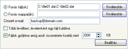 F�jlok k�ld�se e-mail-ben