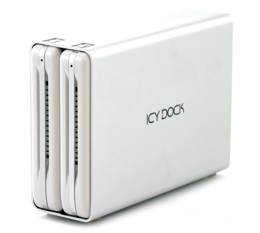 ICY Dock Sata dual bay RAID enclosure